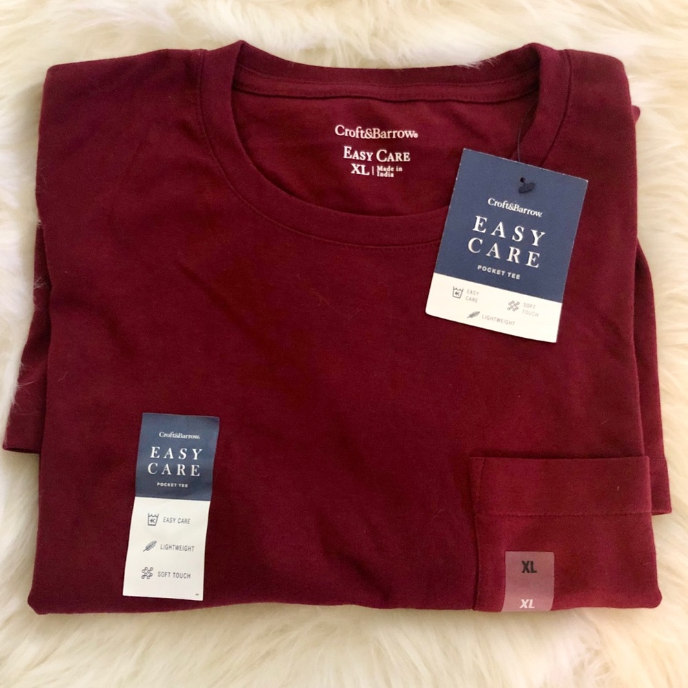 Croft & Barrow Pocket Tee